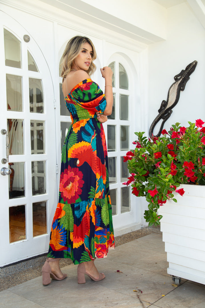 Vestido Papagaio